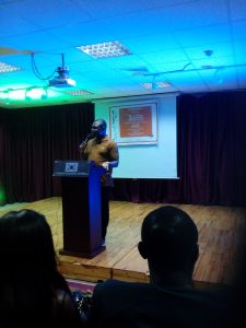 Benjamin Ubiri, convener while addressing the guests